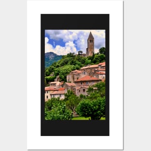 Olargues in the Haute-Languedoc, France Posters and Art